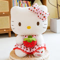 23,29/29,11 USD - Peluche Hello Kitty Fraise, Poupée Mignonne, Compagnon de Sommeil, Cadeau pour Petite Amie ou autre.