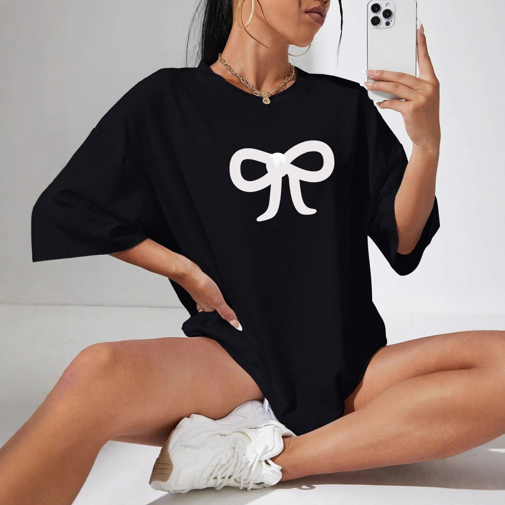 15.13 USD T-shirt multicolore à col rond et manches courtes