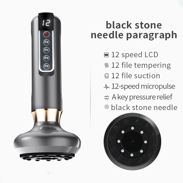 Electric Cupping Gua Sha Anti-Cellulite Massager, Beauty and Wellness Care, Slimming Massage with Infrared Heat