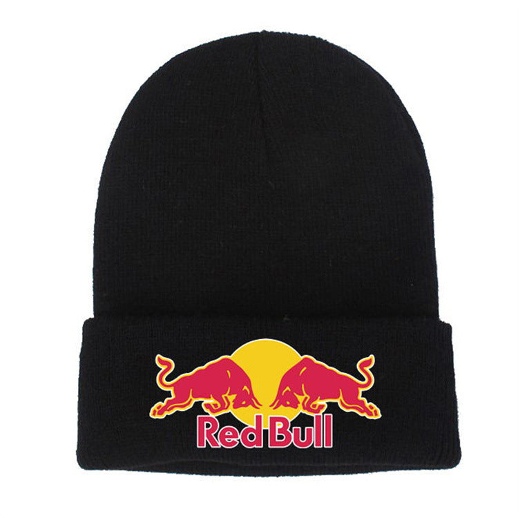 18,59 USD - Bonnet tricoté en laine avec inscription, unisexe, style pull-over, protection des oreilles, coupe-vent.