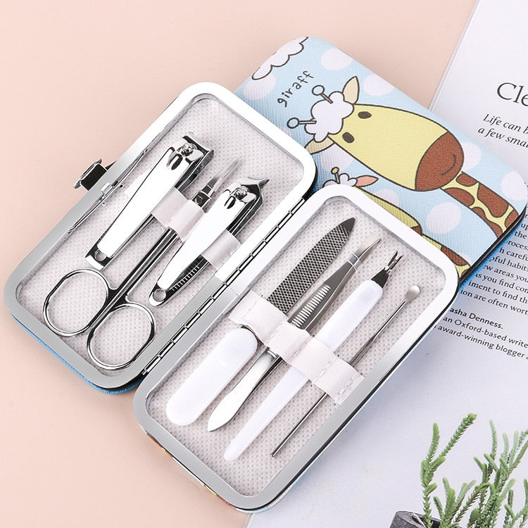 17,99 USD - Ensemble de ciseaux, coupe-ongles, pince à cuticules mortes, pince à ongles, couteau de pédicure, outil pour ongles inflammés