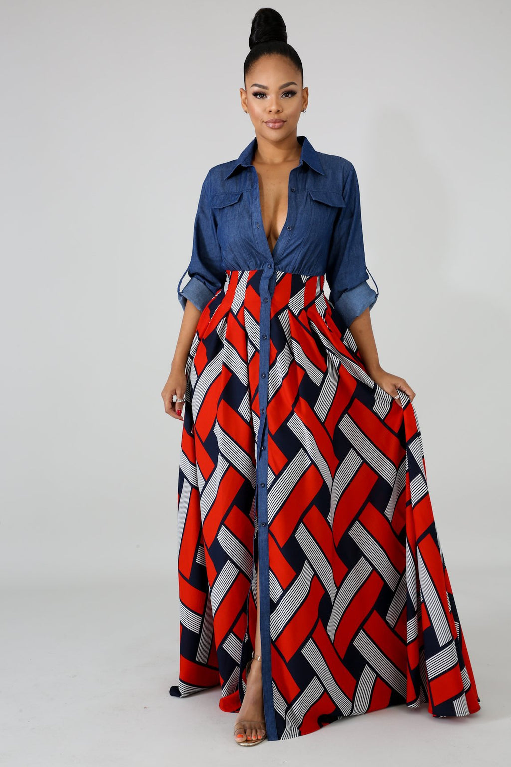 Robes africaines pour femmes – Mode printemps – Longue robe imprimée pour femme – Vêtements africains