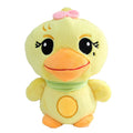 22,12 USD - Adorables peluches canard jaune, ours et lapin violet