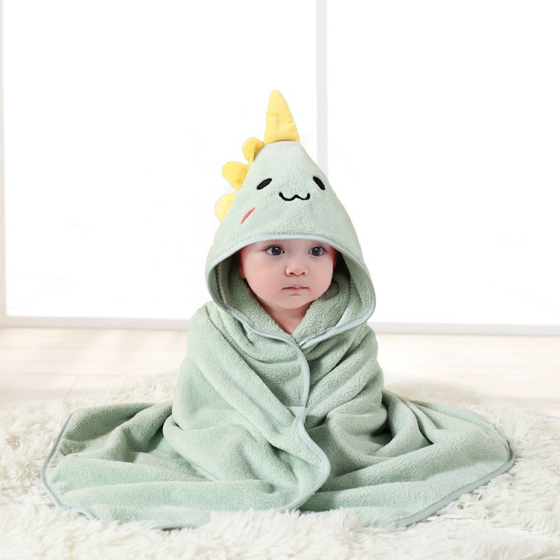 13,97 USD serviette de bain à capuche pour bébé, motif éléphant et animal de dessin animé, en gros.
