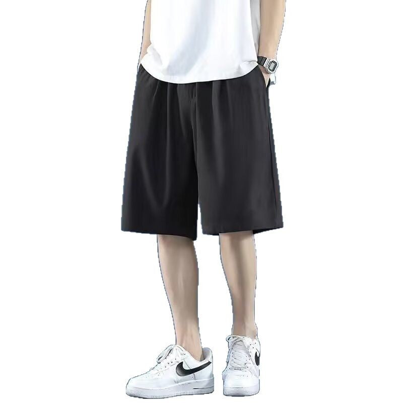 Breathable thin basketball sports five quarter pants for summer