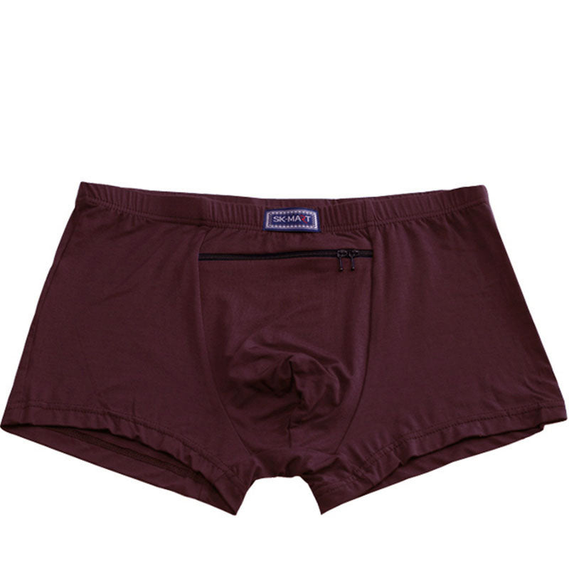 11,63 USD - Sous-vêtements pour hommes doublé, shorts  boxer respirants de saison, grandes poches pour toute corpulence