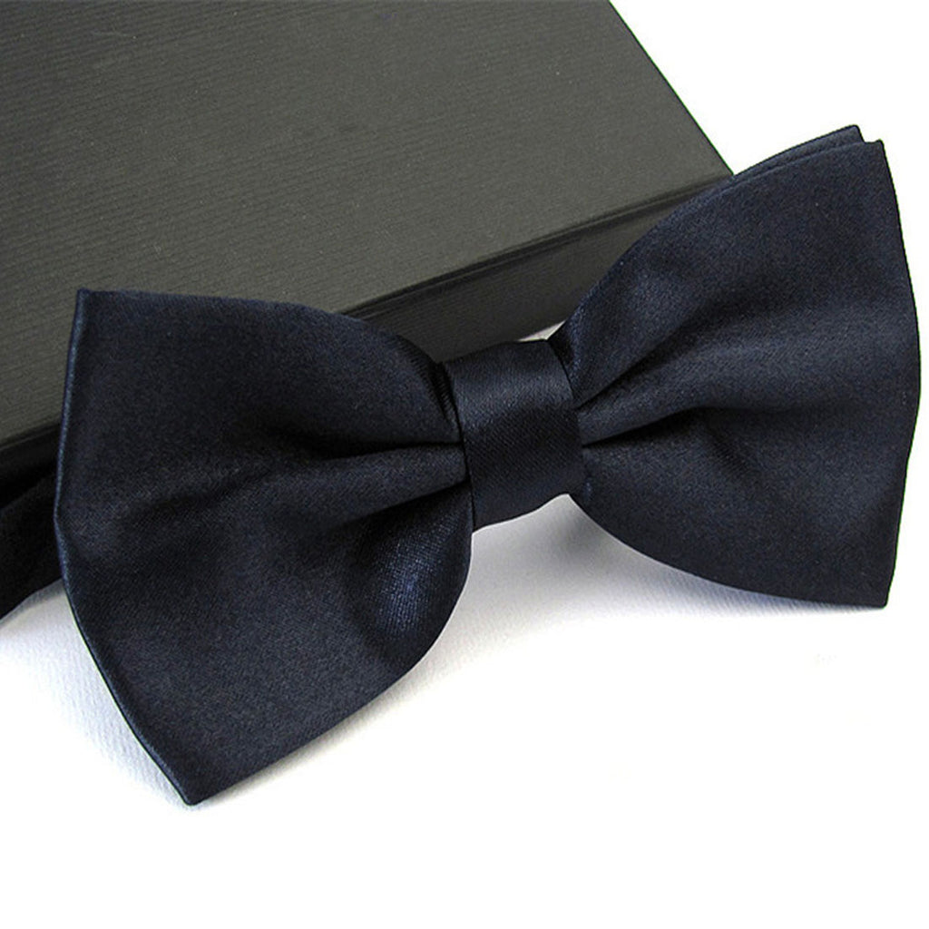 12.43 USD Nœud papillon homme, 1 pièce, style classique, en satin, idéal pour smoking, mariage ou soirée. Motif papillon ajustable.