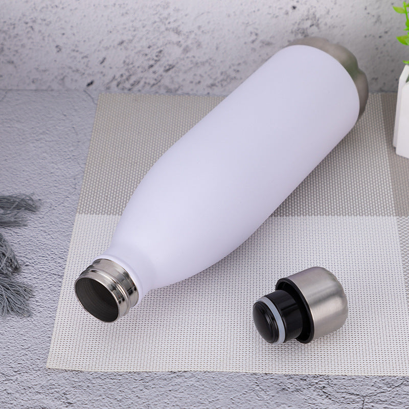 750 ml Coca-style bottle with removable bottom, outdoor sports water bottle, multifunctional stainless steel thermos.