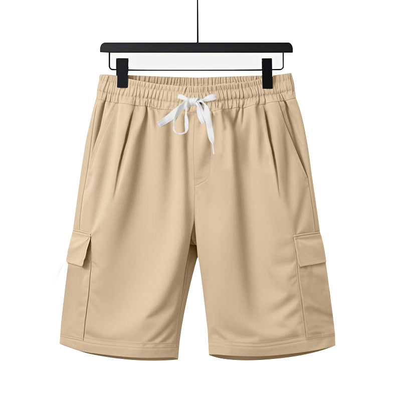 23,29 USD - Shorts multiples poches à jambes droites pour hommes