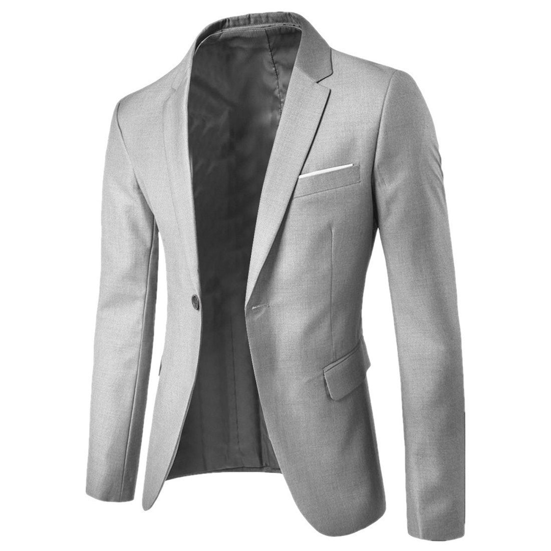 40.74 USD Veste blazer homme décontractée coupe slim