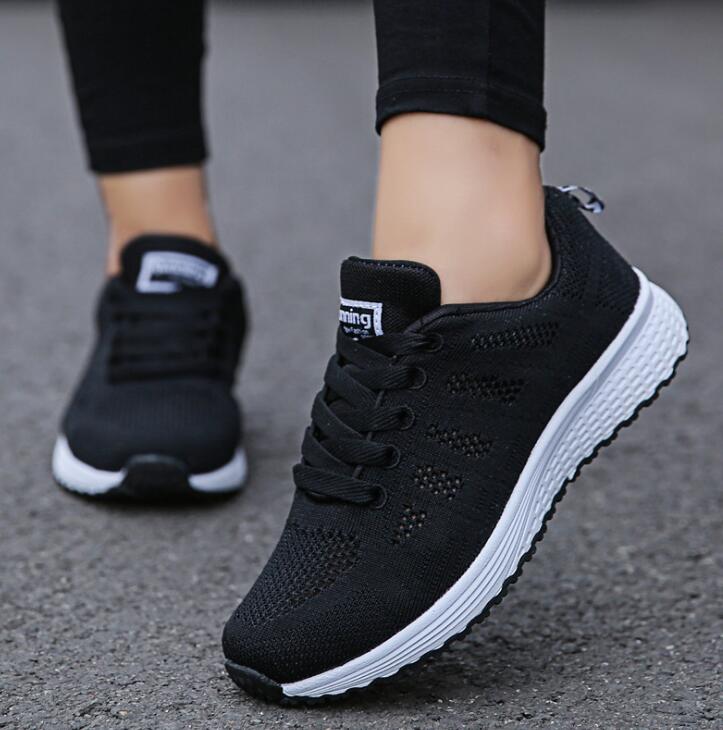 Chaussures femme baskets blanc plate-forme formateurs femmes chaussure décontracté Tenis Feminino Zapatos de Mujer Zapatillas femmes Sneaker panier, taille en description