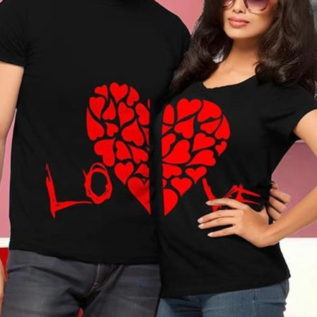 24,45 USD - T-shirt unisexe à manches courtes et coupe ample avec imprimé