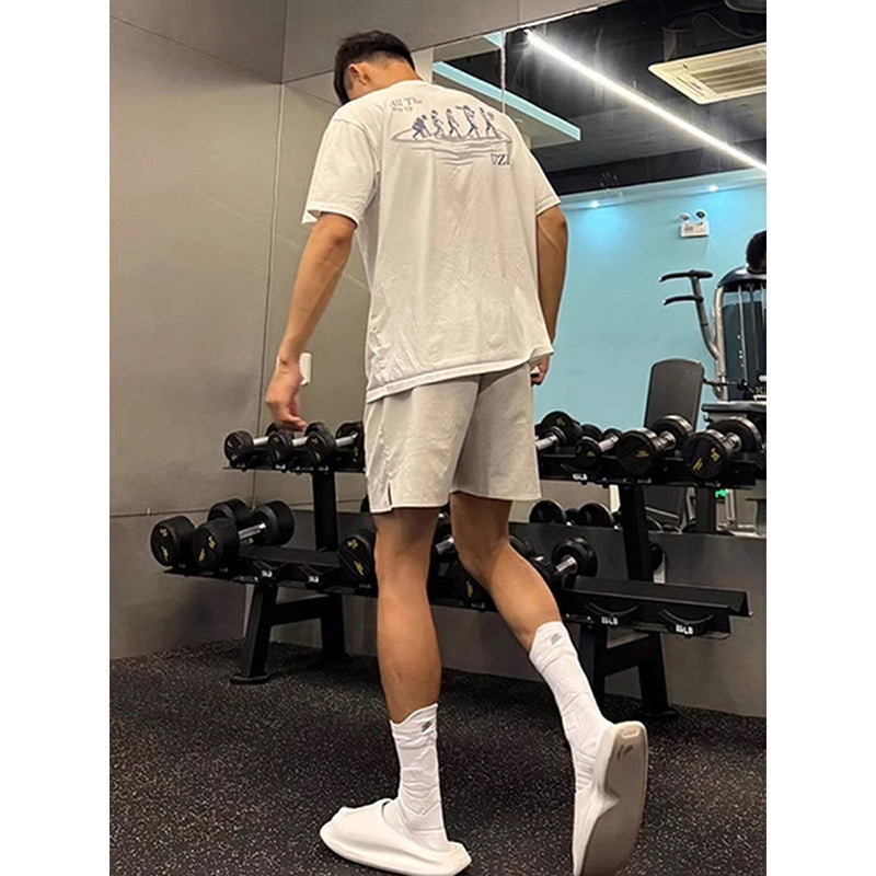 17.46 USD - Short de sport d'été pour homme, fin, ample, surdimensionné, séchage rapide