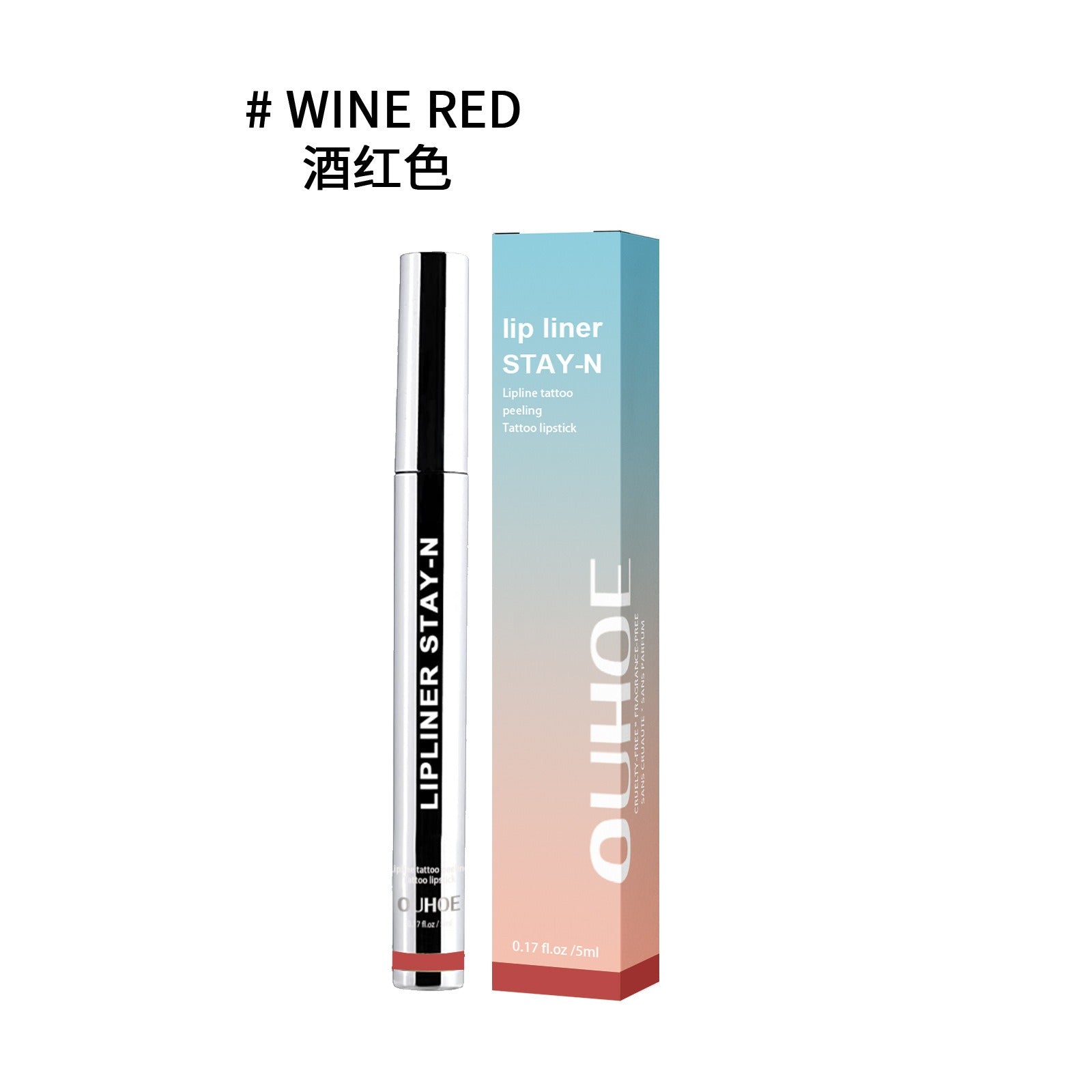 Lápiz labial sexy, resistente al agua, delineador de labios, labial con color, voluminizador, perfilador, maquillaje femenino