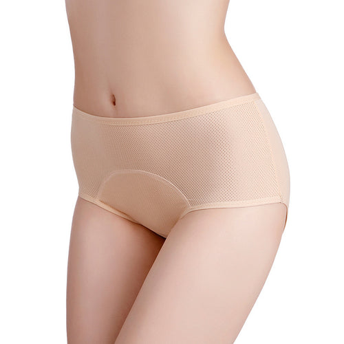 10,48 USD - Culottes hygiéniques triangulaires confortables en maille anti-fuites pour femmes