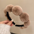 15,12 USD - serre-tête rétro en peluche pour femmes, bandeau de compression, accessoires