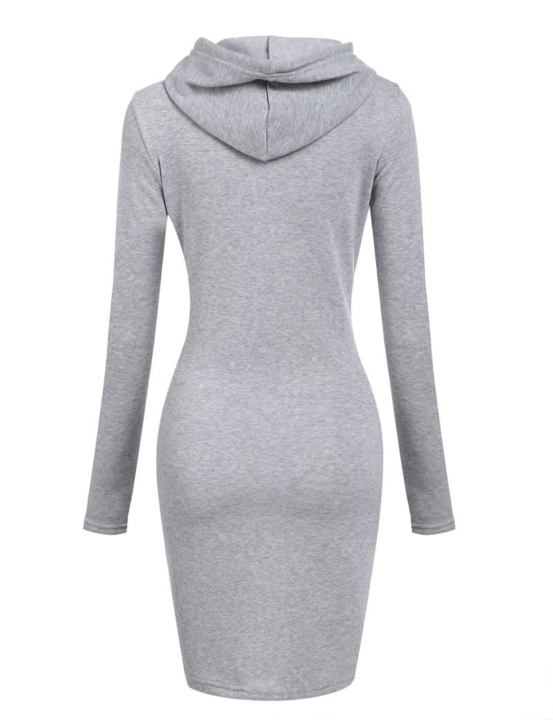 $29.09 - Women's Long Hoodies Autumn Winter Patchwork Fashion Pullovers Hooded Tops Casual Female Coats