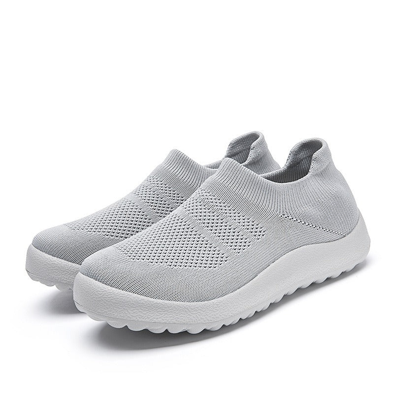 Men's and women's shoes Breathable new soft sole mesh sports casual shoes running shoes 35-46