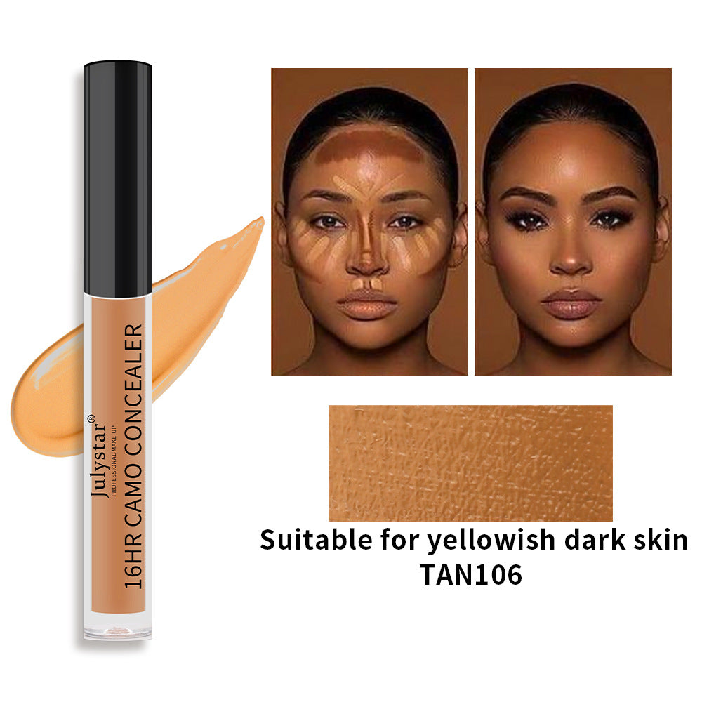 13.39 USD - New waterproof liquid concealer that doesn't require makeup remover, covering dark circles and acne marks.