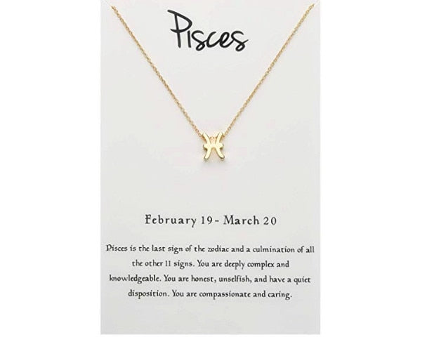 Collier pendentif zodiaque 12 constellations avec carte blanche