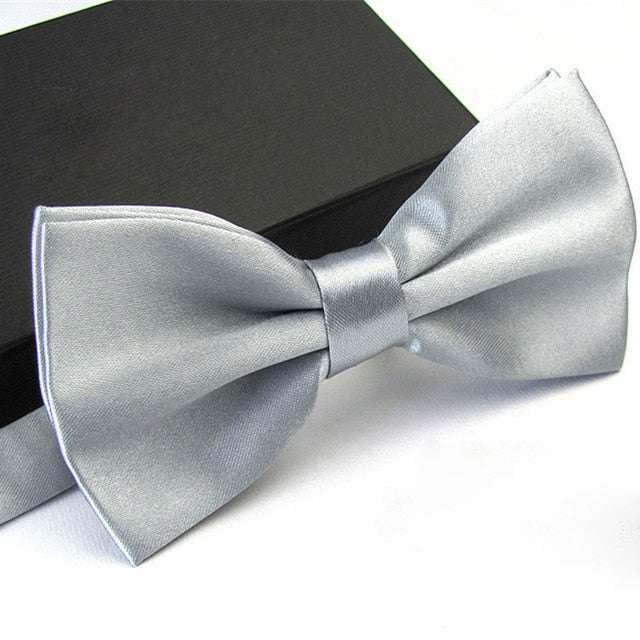 12.43 USD Nœud papillon homme, 1 pièce, style classique, en satin, idéal pour smoking, mariage ou soirée. Motif papillon ajustable.