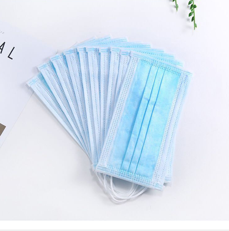 17.45/29.11 USD - 1pc Disposable 3-Layer Anti-Dust Face Mask, Face Protective Mask, Medical Surgical Dust Mask, Earloop