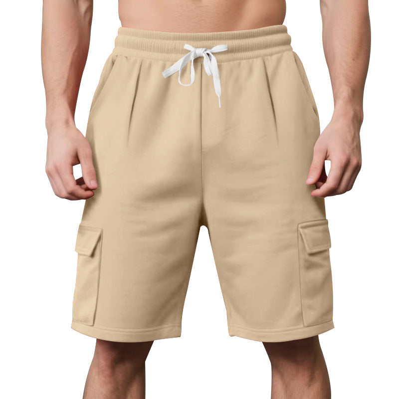 23,29 USD - Shorts multiples poches à jambes droites pour hommes