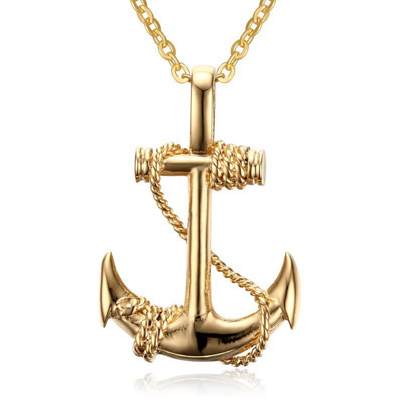Pendentifs ancre en acier inoxydable pour hommes - Pendentifs ancre Pirates des Caraïbes
