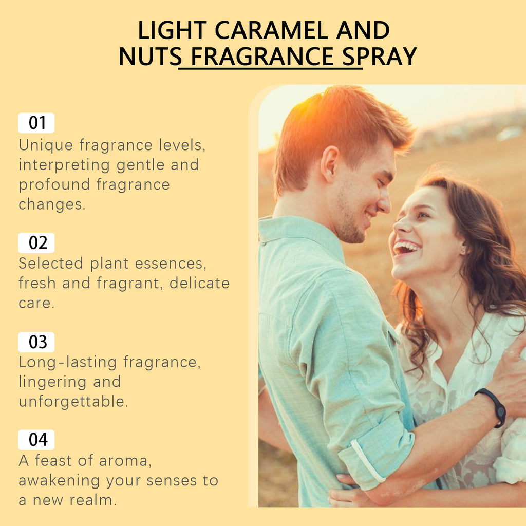 16.88 USD - Roxelis Light Caramel Scented Body Mist - Long-lasting Fresh Body Fragrance