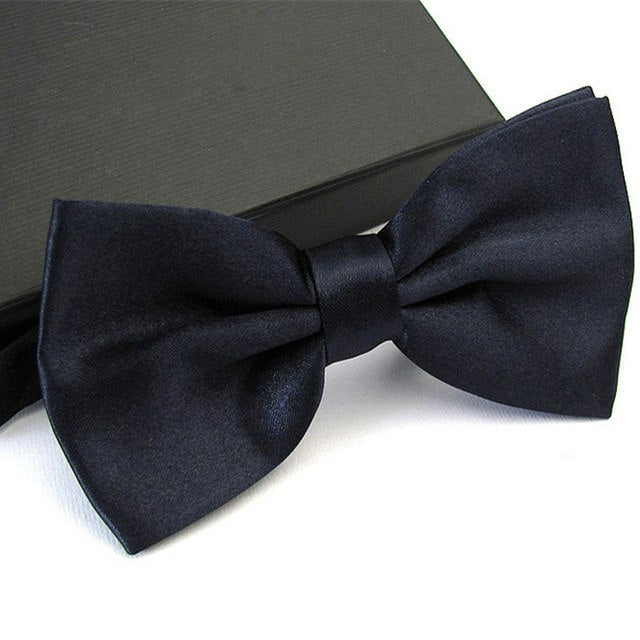 12.43 USD Nœud papillon homme, 1 pièce, style classique, en satin, idéal pour smoking, mariage ou soirée. Motif papillon ajustable.
