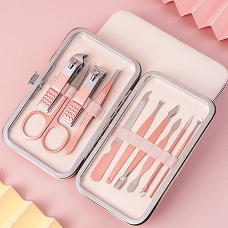 Juego de tijeras, cortaúñas, alicates para cutículas muertas, cortaúñas, cuchillo de pedicura, herramienta para uñas inflamadas