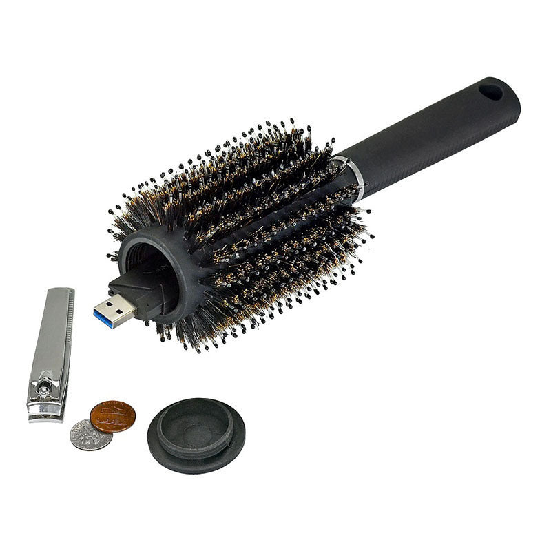 Boîte de rangement pour peigne, boîte de rangement pour peigne à rouleau, boîte de rangement portable en plastique dissimulée pour peigne, pilulier
