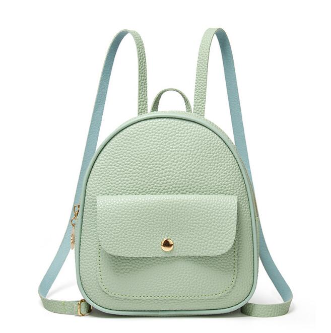Small backpack for women, small size, mobile phone pouch