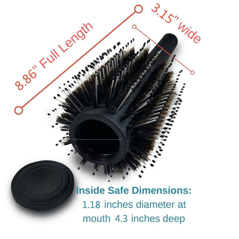 Boîte de rangement pour peigne, boîte de rangement pour peigne à rouleau, boîte de rangement portable en plastique dissimulée pour peigne, pilulier