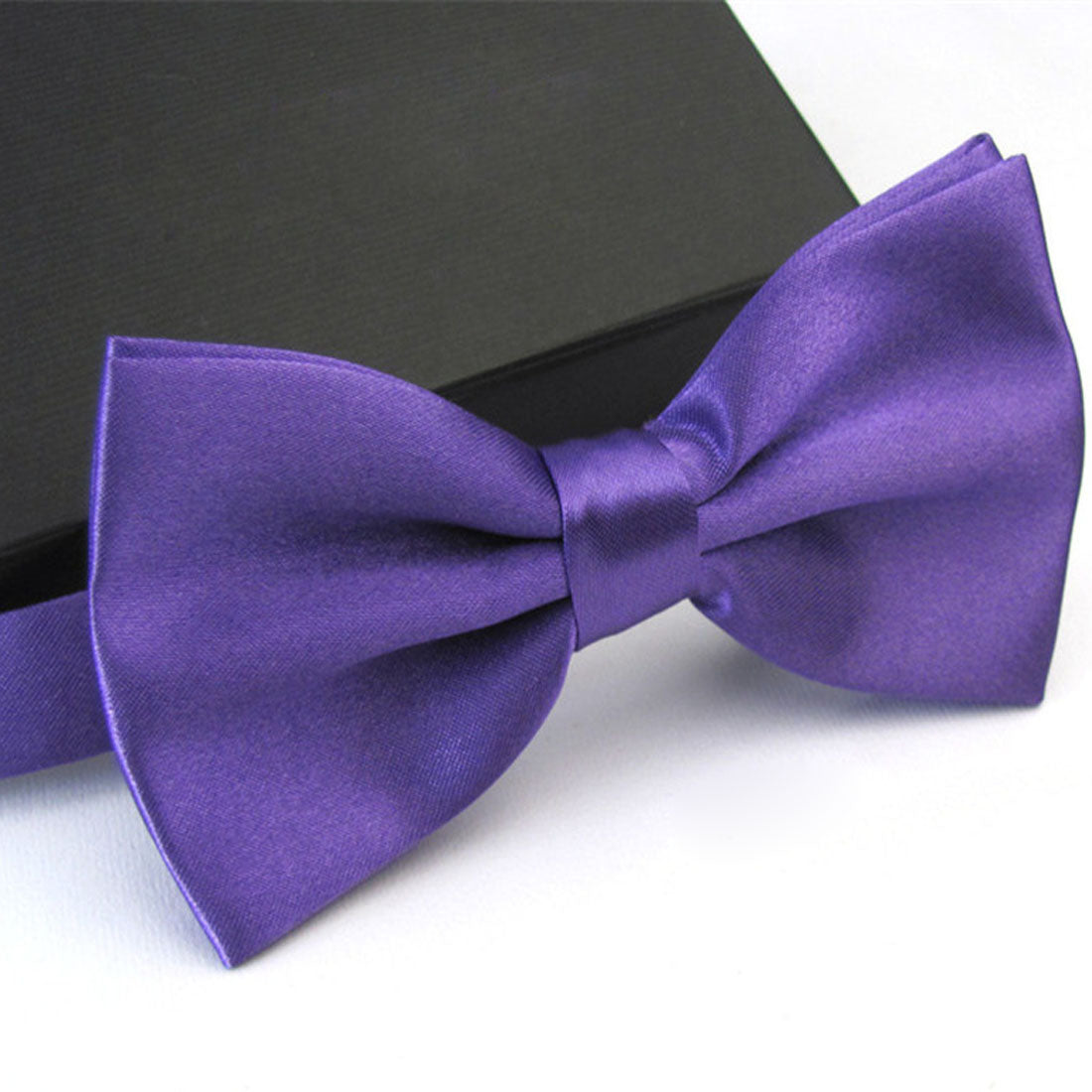 12.43 USD Nœud papillon homme, 1 pièce, style classique, en satin, idéal pour smoking, mariage ou soirée. Motif papillon ajustable.