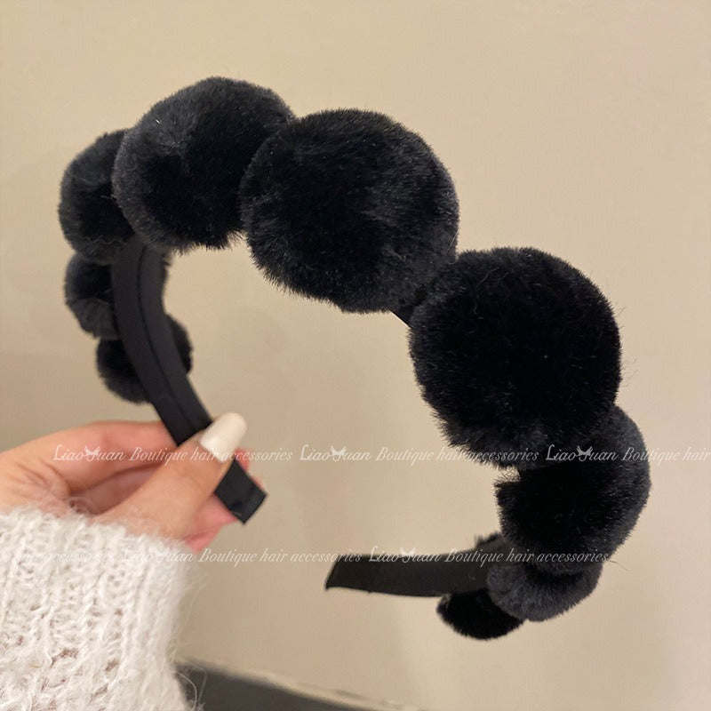 15.12 USD - Retro Plush Headband for Women, Compression Headband, Accessories