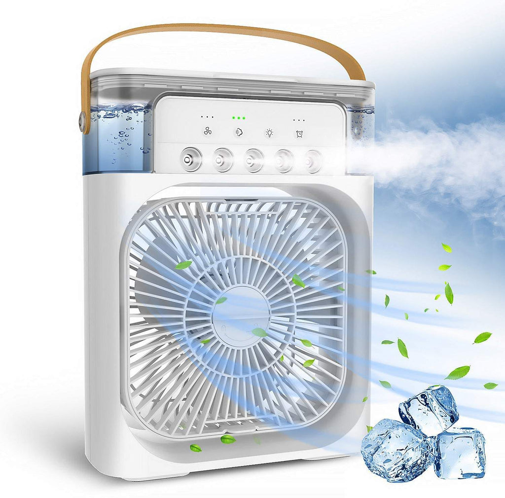 Ventilateur de bureau électrique, refroidisseur d'air, ventilateur à brumisation d'eau, climatiseur portable, ventilateur humidificateur USB, mini humidificateur d'air