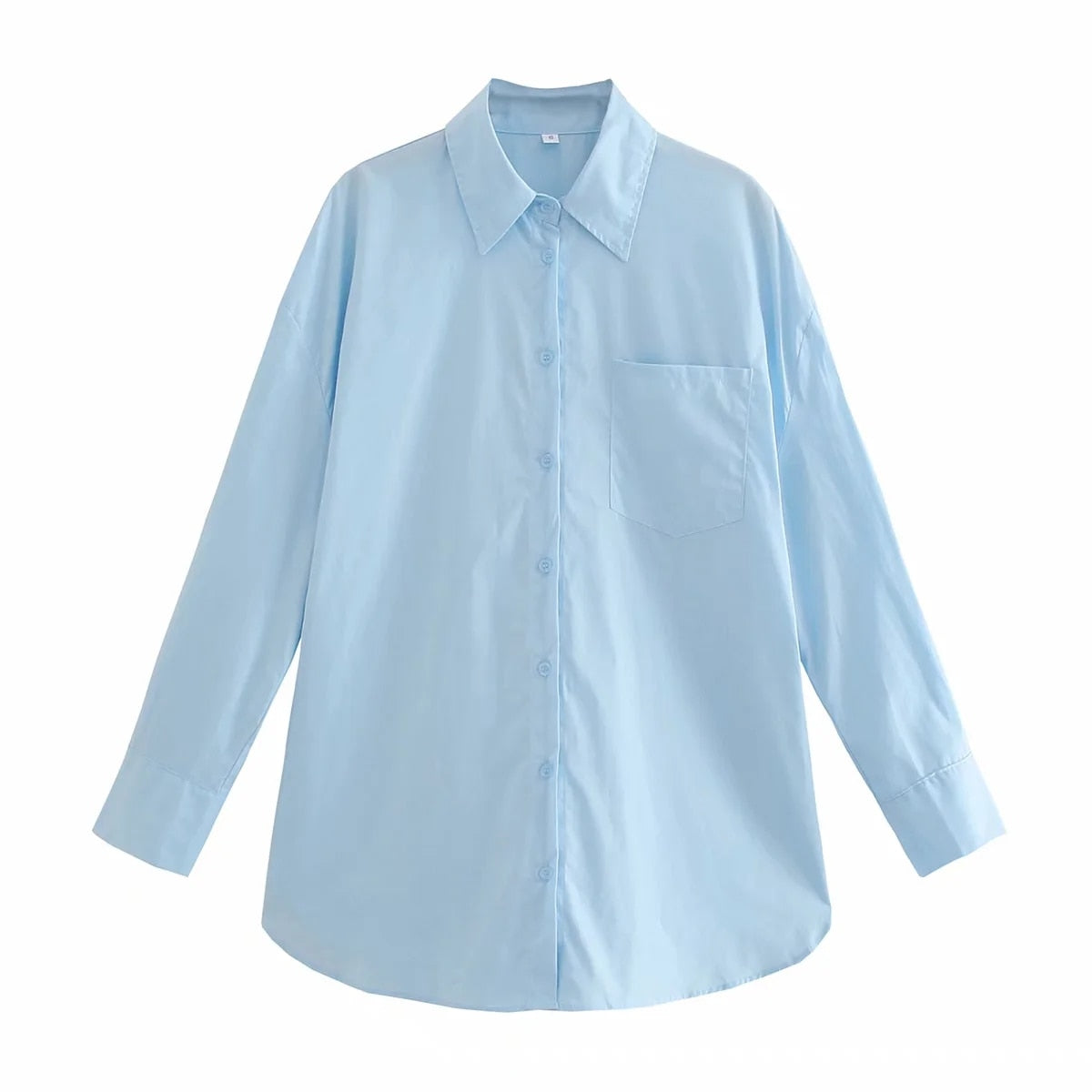 Chemise coton pour femme– Style oversize rose, 100 % coton, coupe ample, poches et boutons – Blouse chic et décontractée, style streetwear.