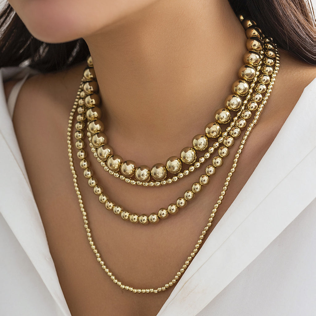 18,62 USD - Collier de perles simple et de taille personnalisée