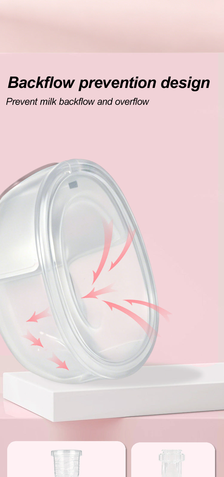 New All‑in‑One Hands‑Free Wearable Electric Breast Pump, Portable Silent Invisible Breast Milk Extractor with Strong Suction