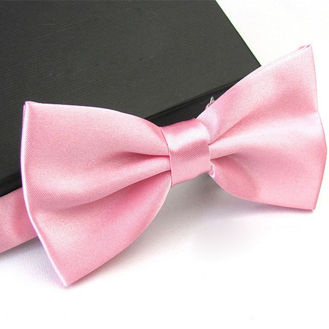 12.43 USD Nœud papillon homme, 1 pièce, style classique, en satin, idéal pour smoking, mariage ou soirée. Motif papillon ajustable.
