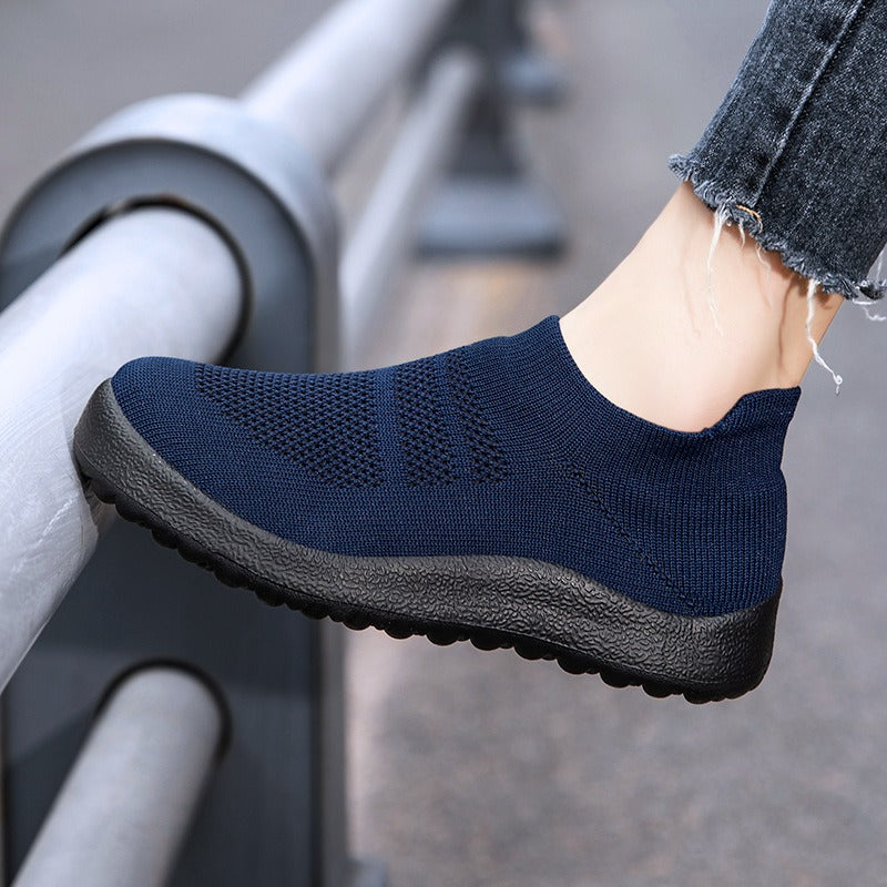 Men's and women's shoes Breathable new soft sole mesh sports casual shoes running shoes 35-46