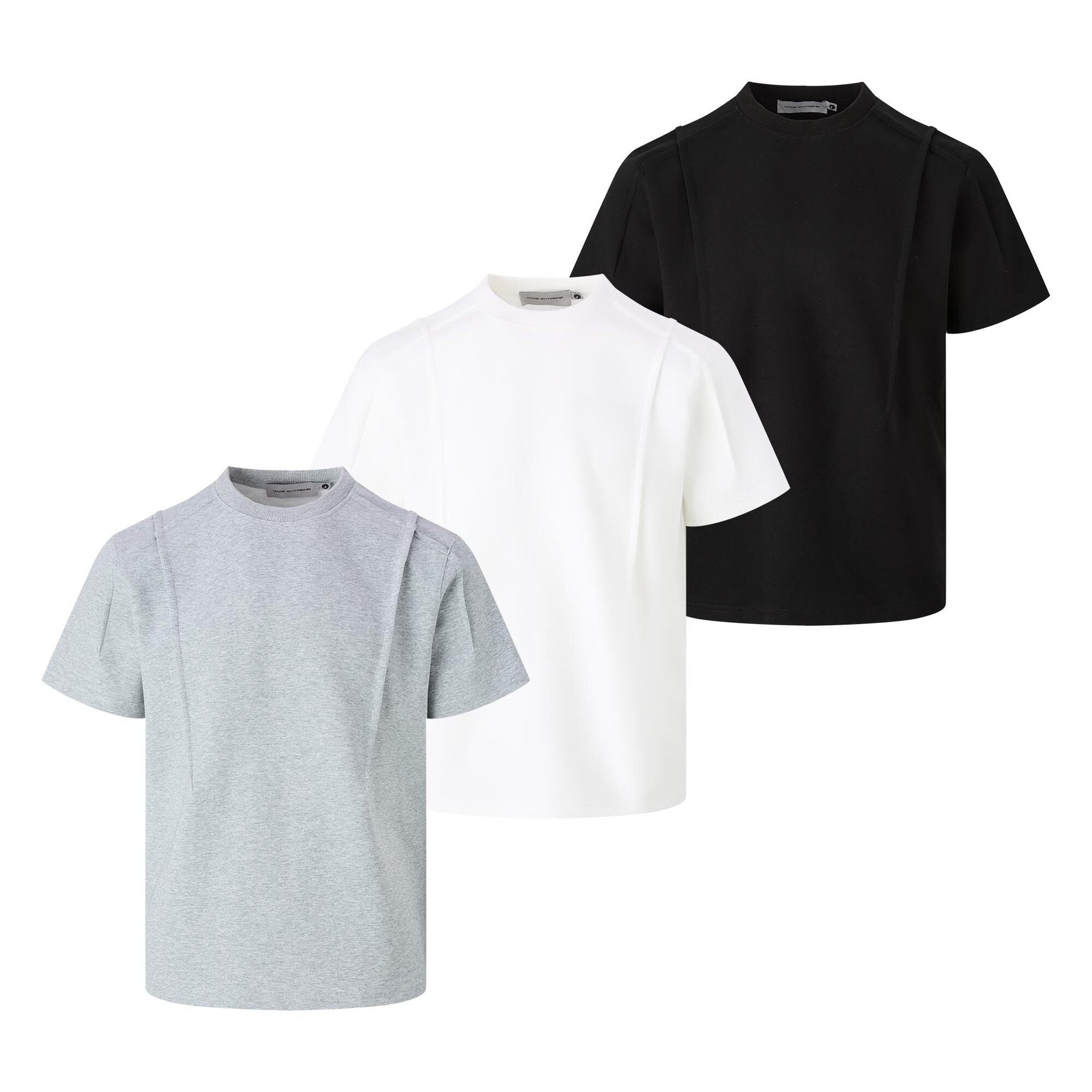 26.78 USD - T-shirt simple et ample à col rond et manches courtes pour hommes et femmes
