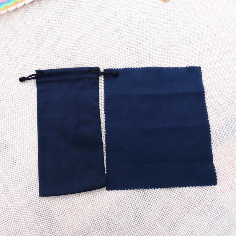 Pochette assortie pour lunettes, accessoires pour téléphone portable, étui à lunettes de soleil