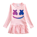 Pure cotton girl DJ cotton candy cartoon dress