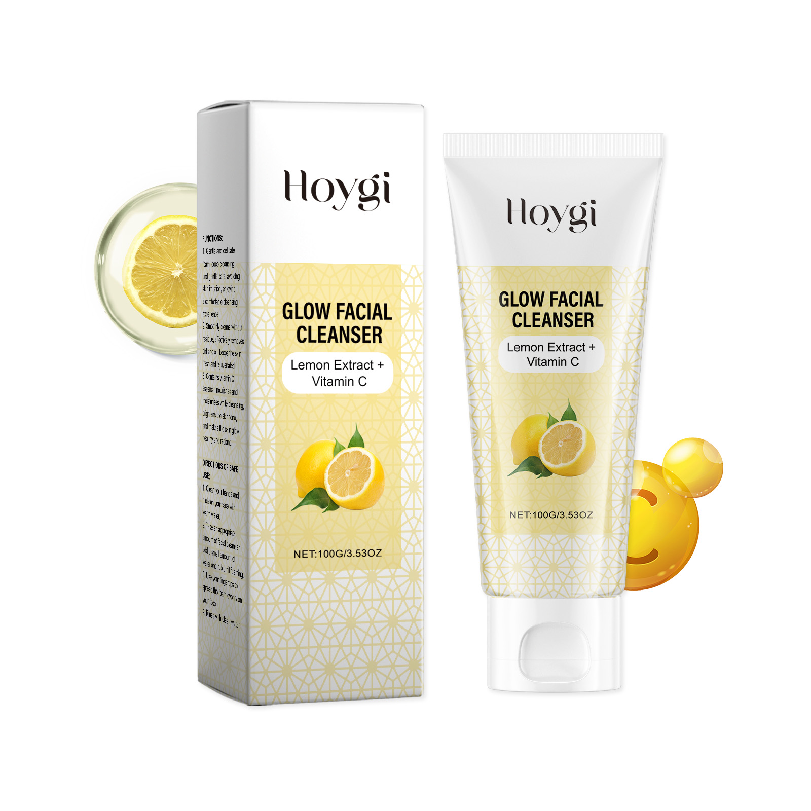 USD 23.29 - Hoygi Vitamin C Brightening Cleanser hydrates and soothes facial skin with its gentle, hydrating, and non-stripping formula.