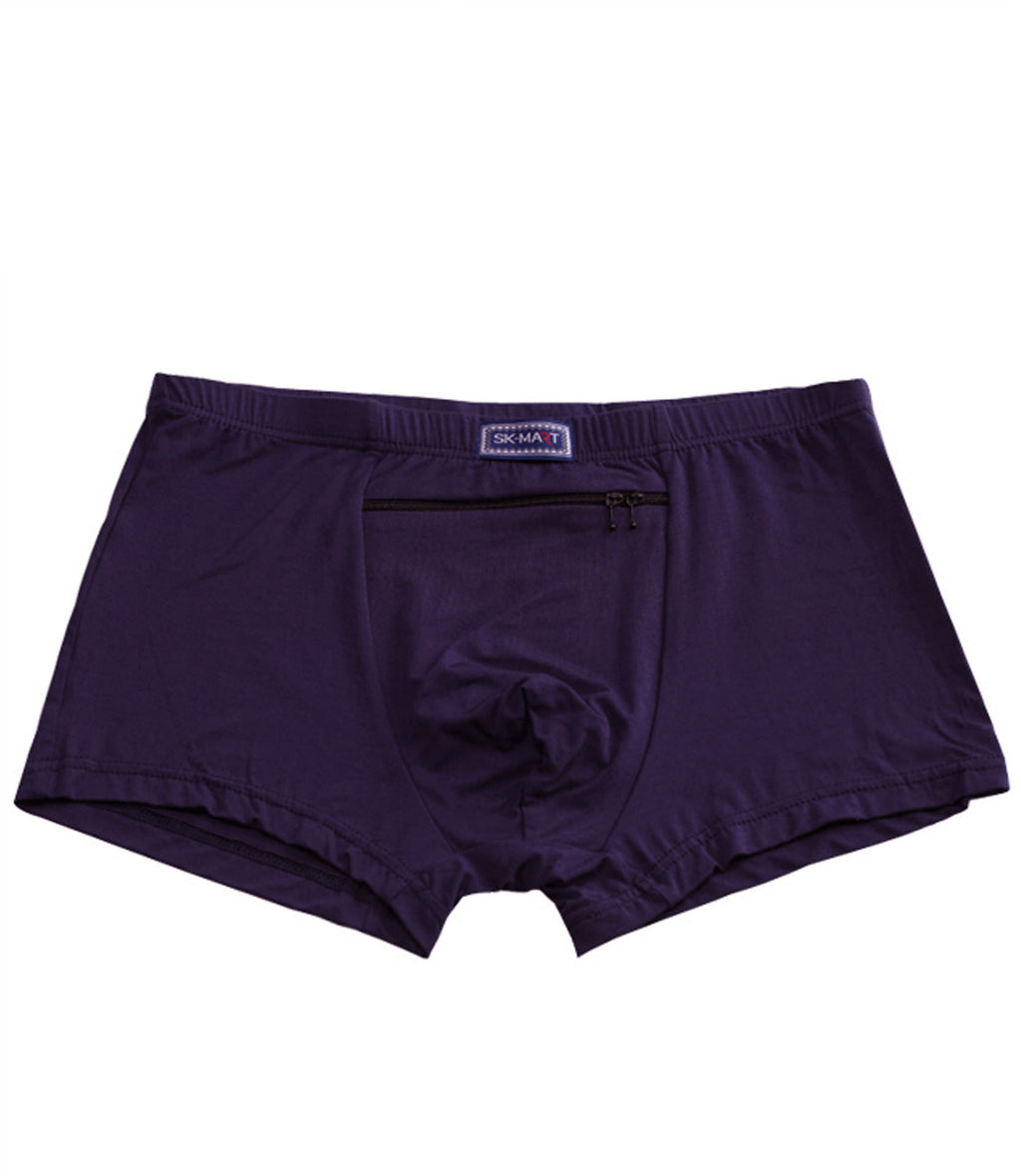 11,63 USD - Sous-vêtements pour hommes doublé, shorts  boxer respirants de saison, grandes poches pour toute corpulence
