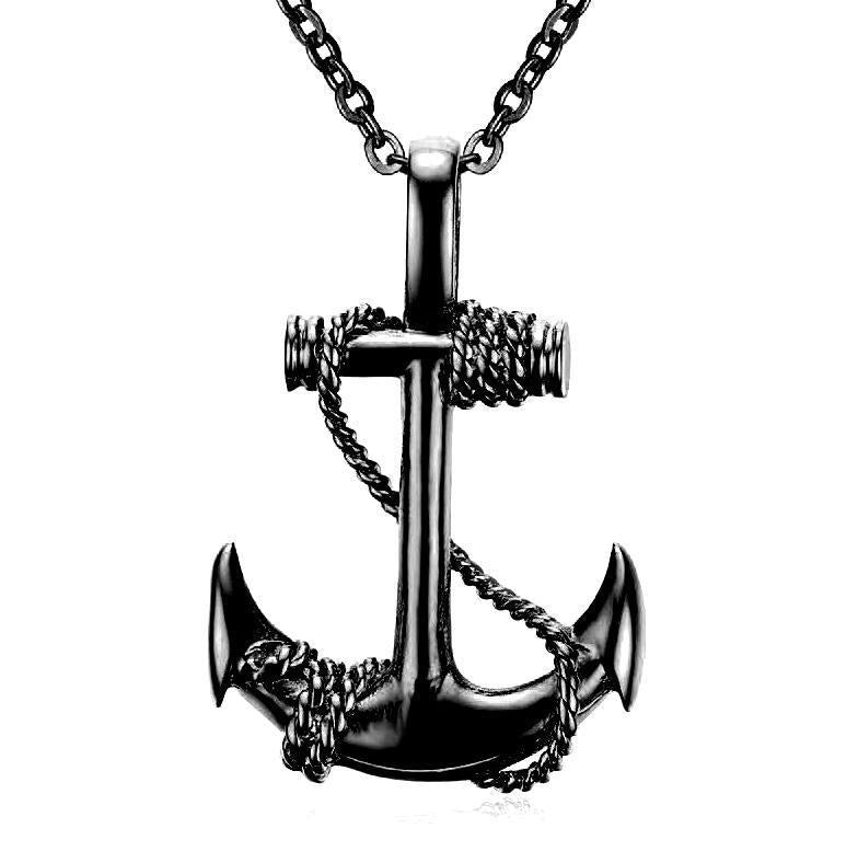 Pendentifs ancre en acier inoxydable pour hommes - Pendentifs ancre Pirates des Caraïbes