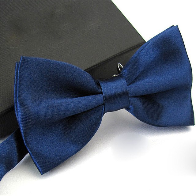 12.43 USD Nœud papillon homme, 1 pièce, style classique, en satin, idéal pour smoking, mariage ou soirée. Motif papillon ajustable.
