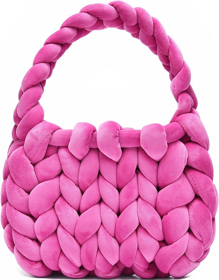 19.80 USD - Sac de facteur portatif tissé à la main avec un noyau en velours cristal.